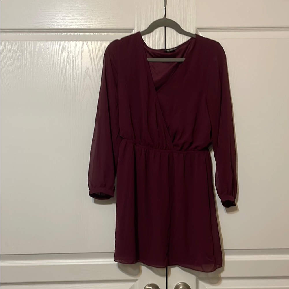 Elegant Burgundy Women's Top